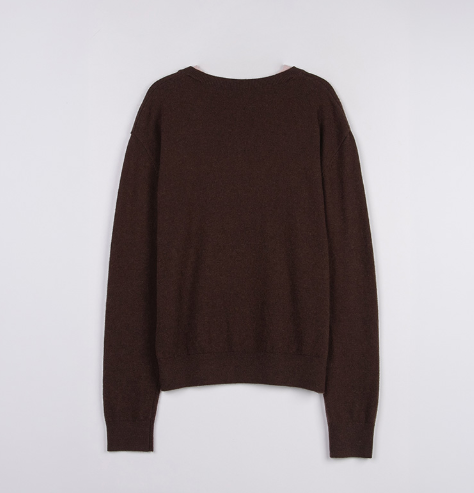 [Ive Wonyoung Pick] 26FW Maison De Rola Embroidery Layered Knit