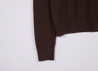 [Ive Wonyoung Pick] 26FW Maison De Rola Embroidery Layered Knit