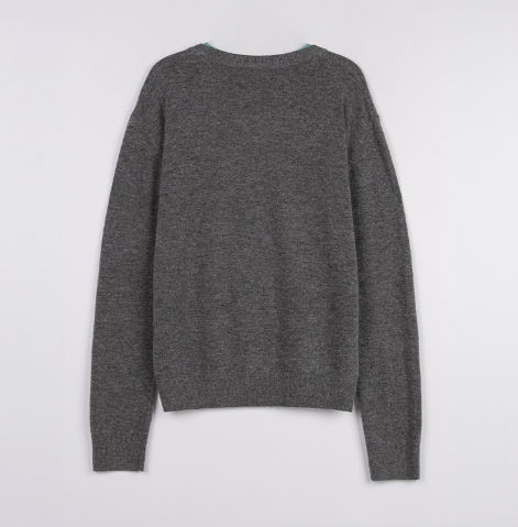 [Ive Wonyoung Pick] 26FW Maison De Rola Embroidery Layered Knit
