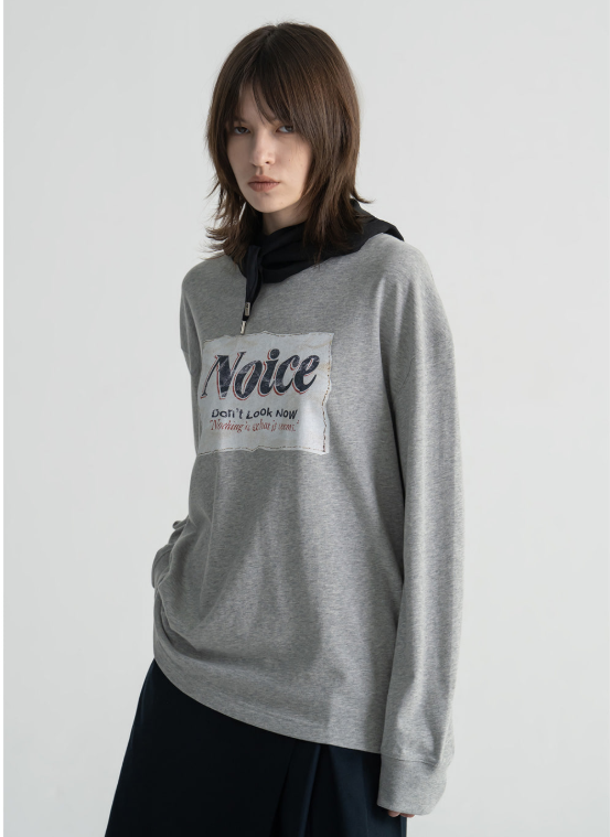 [BTS V Worn] NOICE Aged Label Long Sleeve T-Shirt