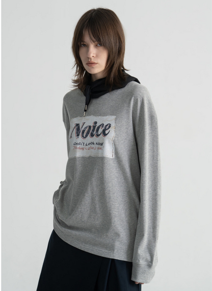 [BTS V Worn] NOICE Aged Label Long Sleeve T-Shirt