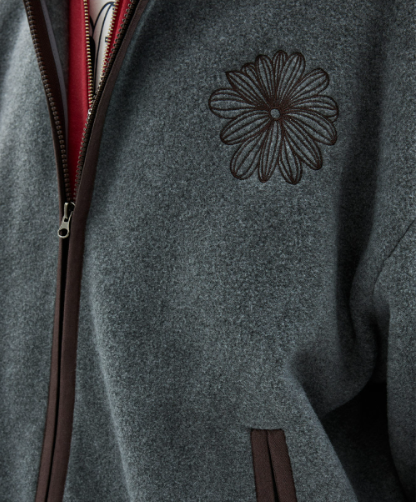 [Seventeen Jeonghan Pick] Mardi Mercredi Oversized Fleece Jacket LA Fleur