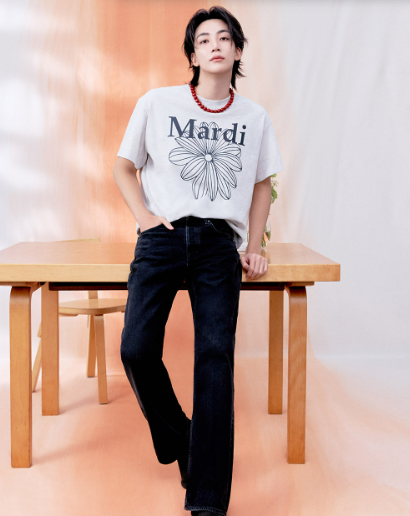 [Seventeen Jeonghan Pick] 26FW Mardi Mercredi T-Shirt LA Fleur