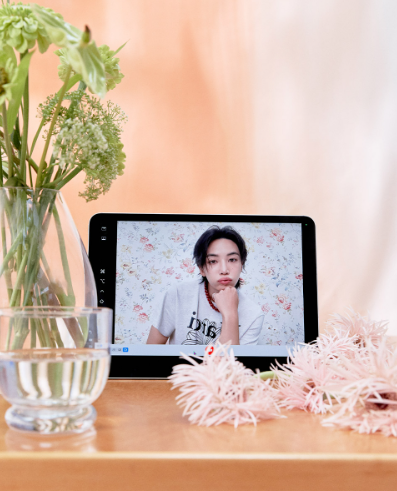 [Seventeen Jeonghan Pick] 26FW Mardi Mercredi T-Shirt LA Fleur
