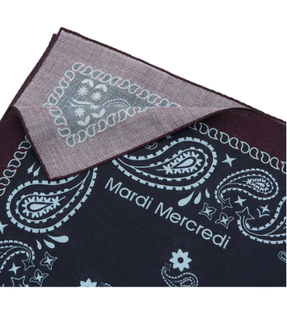 [Seventeen Jeonghan Pick] 26FW Mardi Mercredi Bandana Paisley Mardi