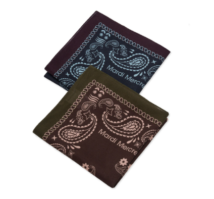 [Seventeen Jeonghan Pick] 26FW Mardi Mercredi Bandana Paisley Mardi