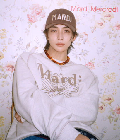 [Seventeen Jeonghan Pick] 26FW Mardi Mercredi Sweatshirt Raglan LA Fleur