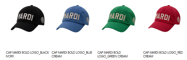 [Seventeen Jeonghan Pick] 26FW Mardi Mercredi Cap Mardi Bold Logo