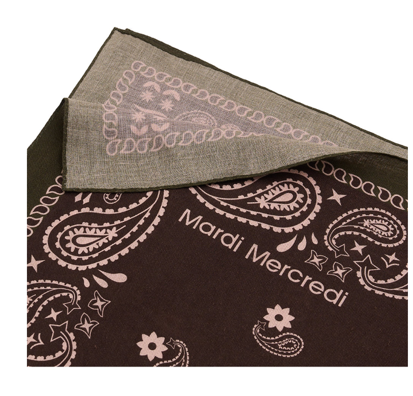 [Seventeen Jeonghan Pick] 26FW Mardi Mercredi Bandana Paisley Mardi