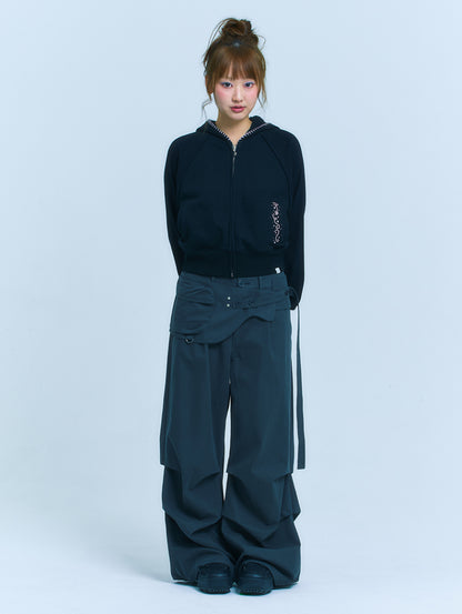 Tuomio X Sanrio Characters Usahana Zip-Up Hoodie