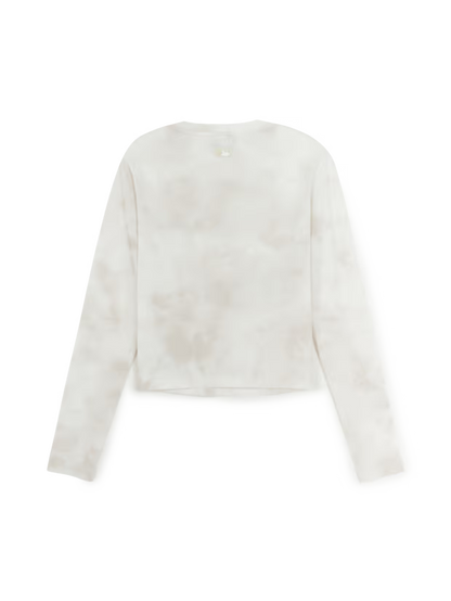 [Karina Pick] 25FW MLB Women's Basic Vintage Pattern Slim Fit Long Sleeve T-Shirt New York Yankees