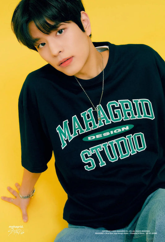 [Straykids Seungmin Pick] Mahagrid College Logo Tee