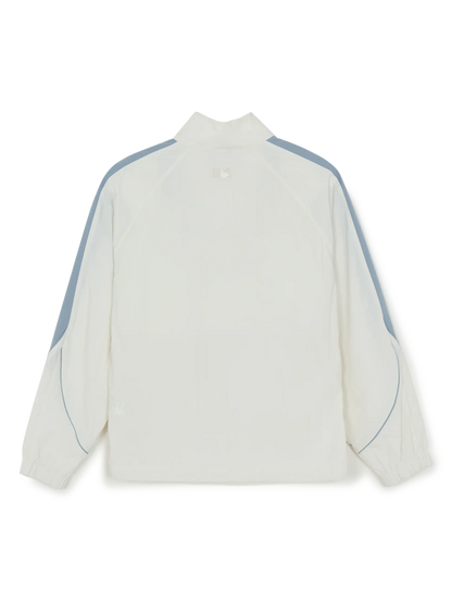 [Ahof Steven Worn] MLB Sportive Cursive Logo Blocking Windbreaker