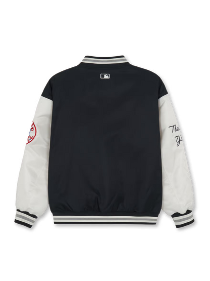 [Aespa Karina, TWS & Ive Gaeul Pick] 26SS MLB Signature Nylon Varsity Jacket New York Yankees