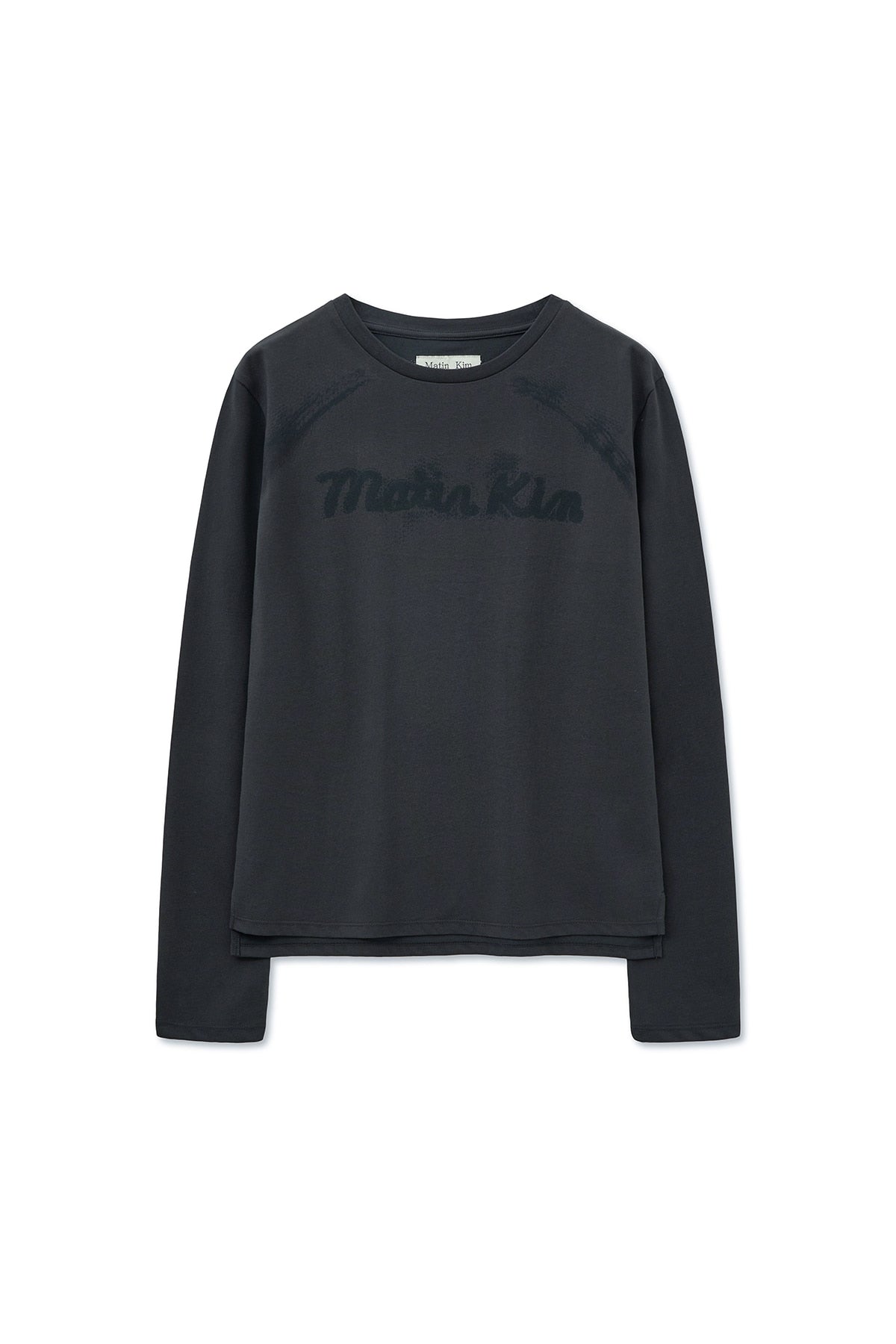 [Ive Leeseo Worn] Matin Kim Lettering Graphic Sleeve Top