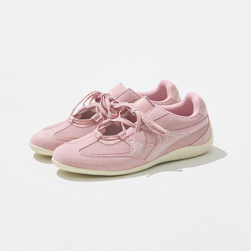 CLCL [CLEVER CLOGER] - Nudge Lace Up Sneakers (Pink)
