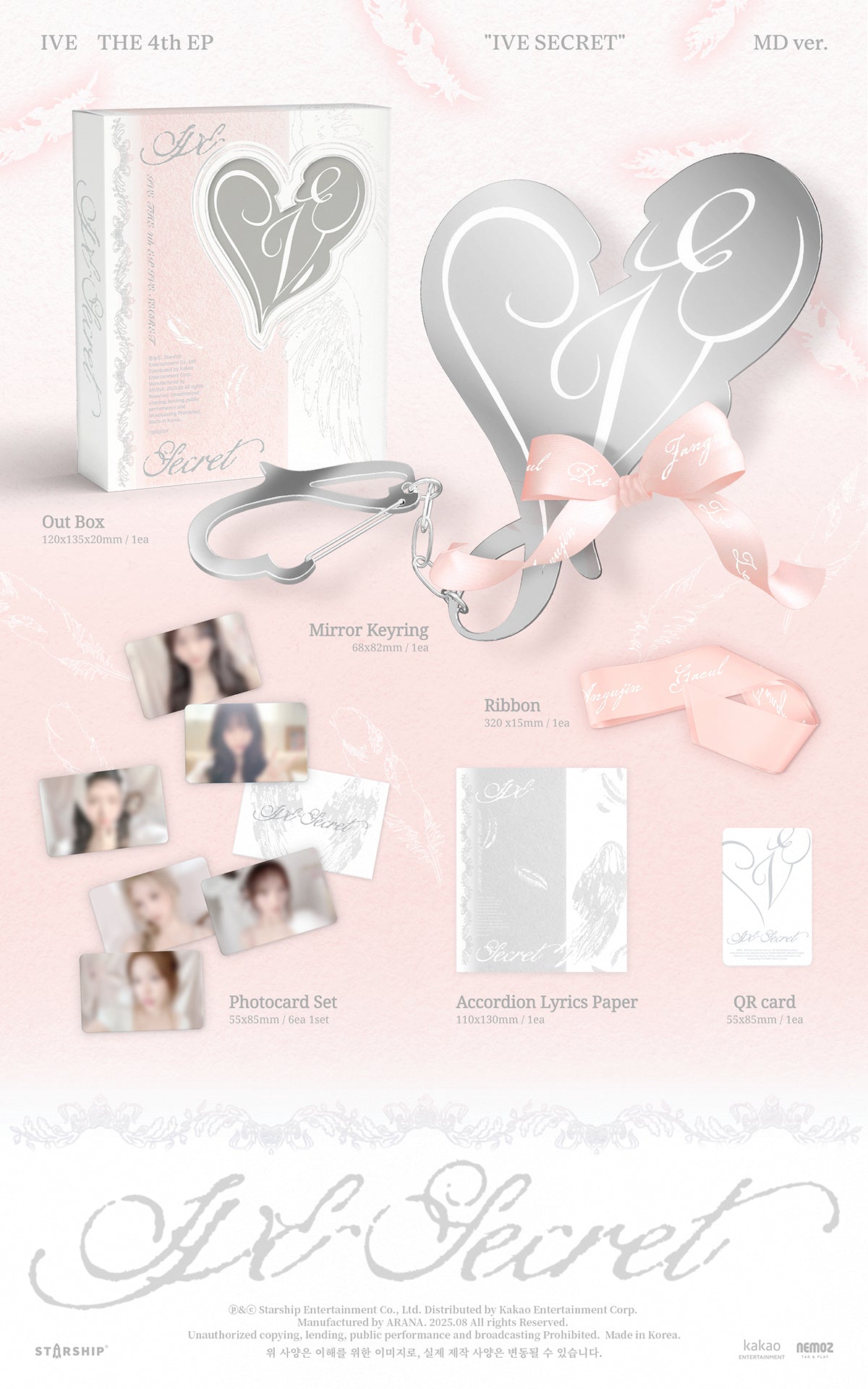 IVE - [SECRET] 4th EP Album - MD version