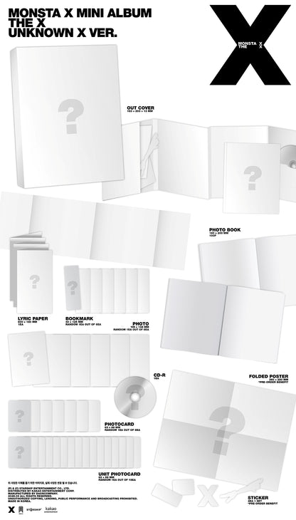 MONSTA X - THE X / 13th Mini Album