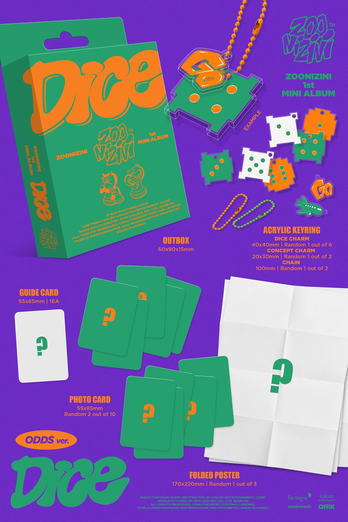 ZOONIZINI(ASTRO) - DICE / 1st MINI ALBUM