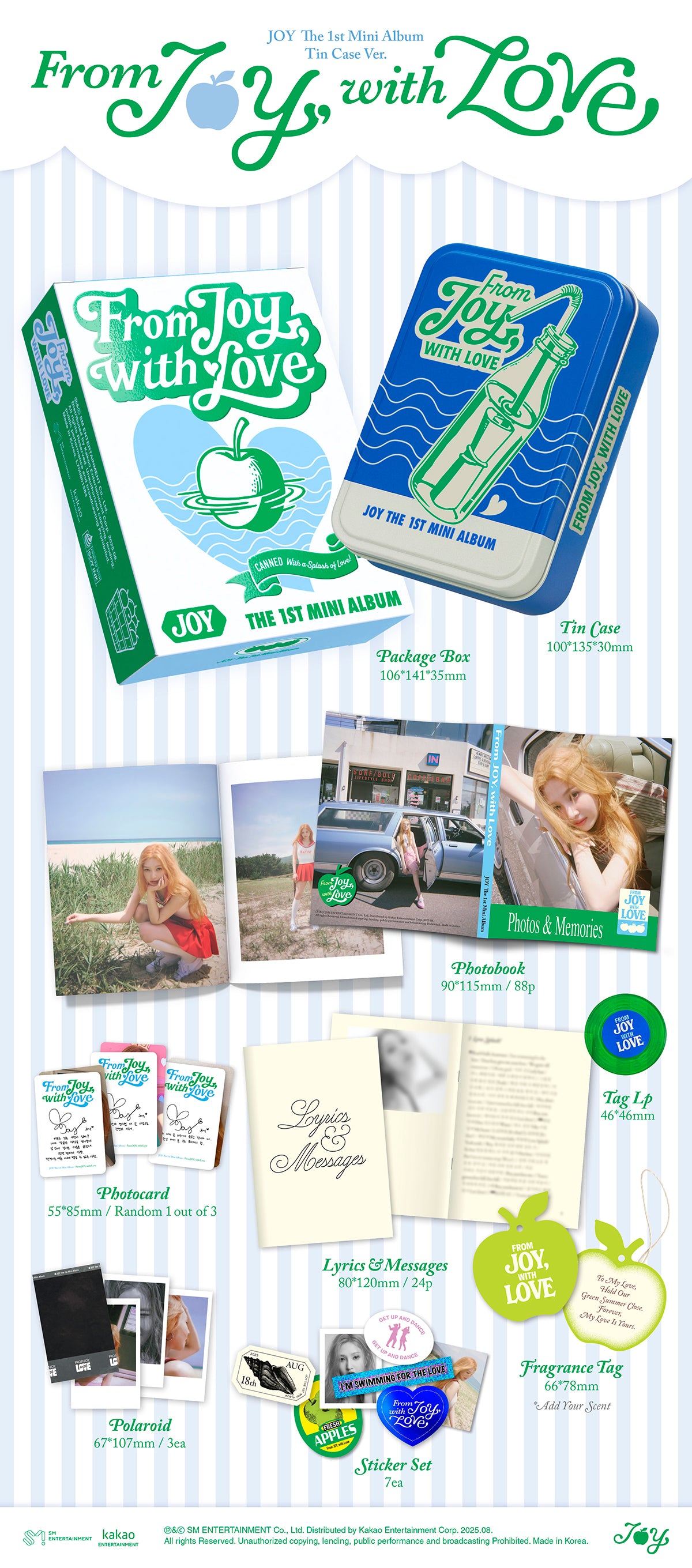 RED VELVET JOY- The 1st Mini Album [From JOY, with Love]