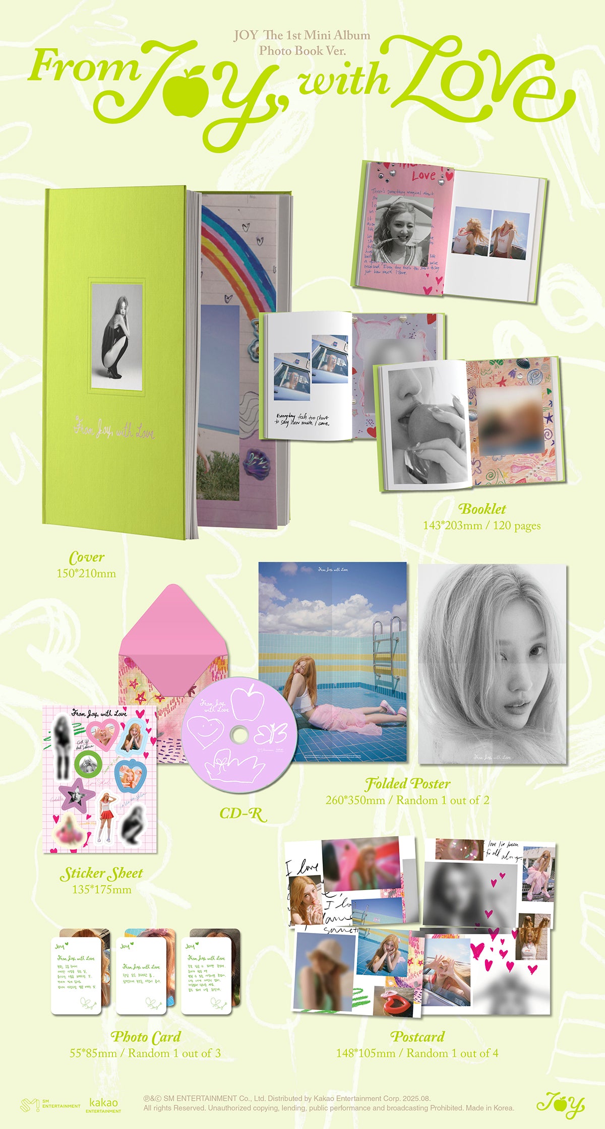 RED VELVET JOY- The 1st Mini Album [From JOY, with Love]
