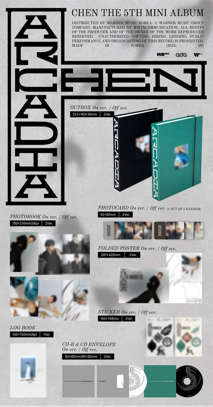 EXO Chen - 'Arcadia' 5th Mini Album