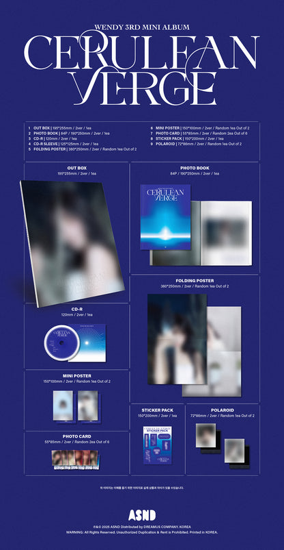 Wendy - Cerulean Verge / 3rd Mini Album