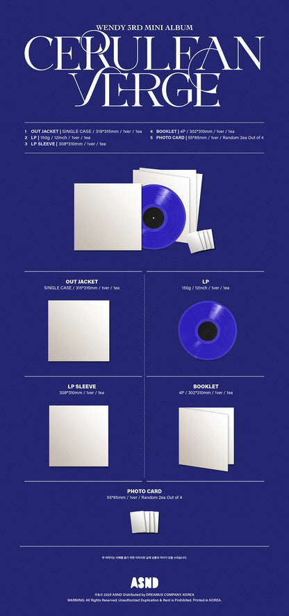 Wendy - Cerulean Verge / 3rd Mini Album