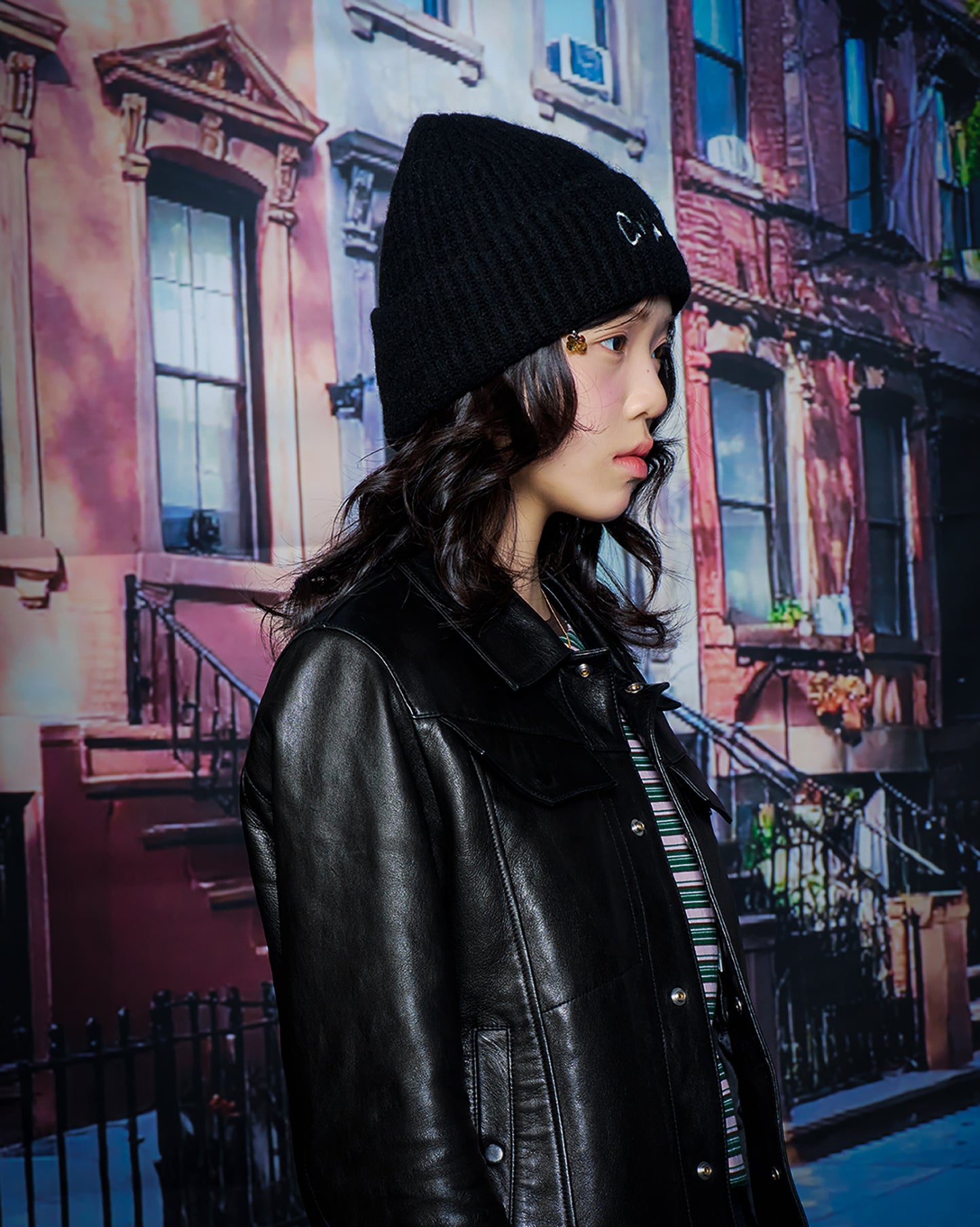 [Seventeen Joshua Worn] Campo Tricot Bonnet in Black