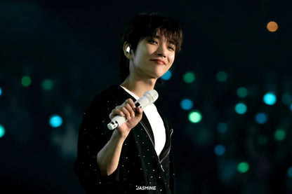 [Seventeen Joshua Worn] OY Crystal Dot Hoodie Zip Up Black