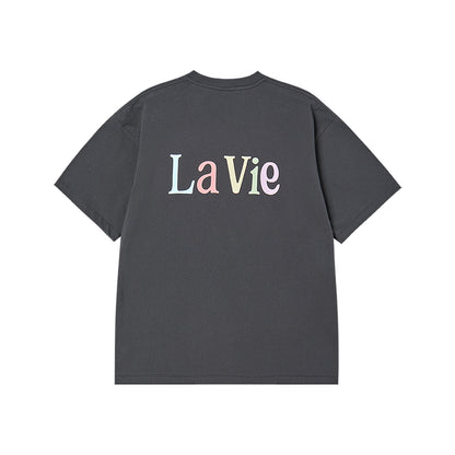 Yena x Adlv Color Logo Short Sleeve T-Shirt