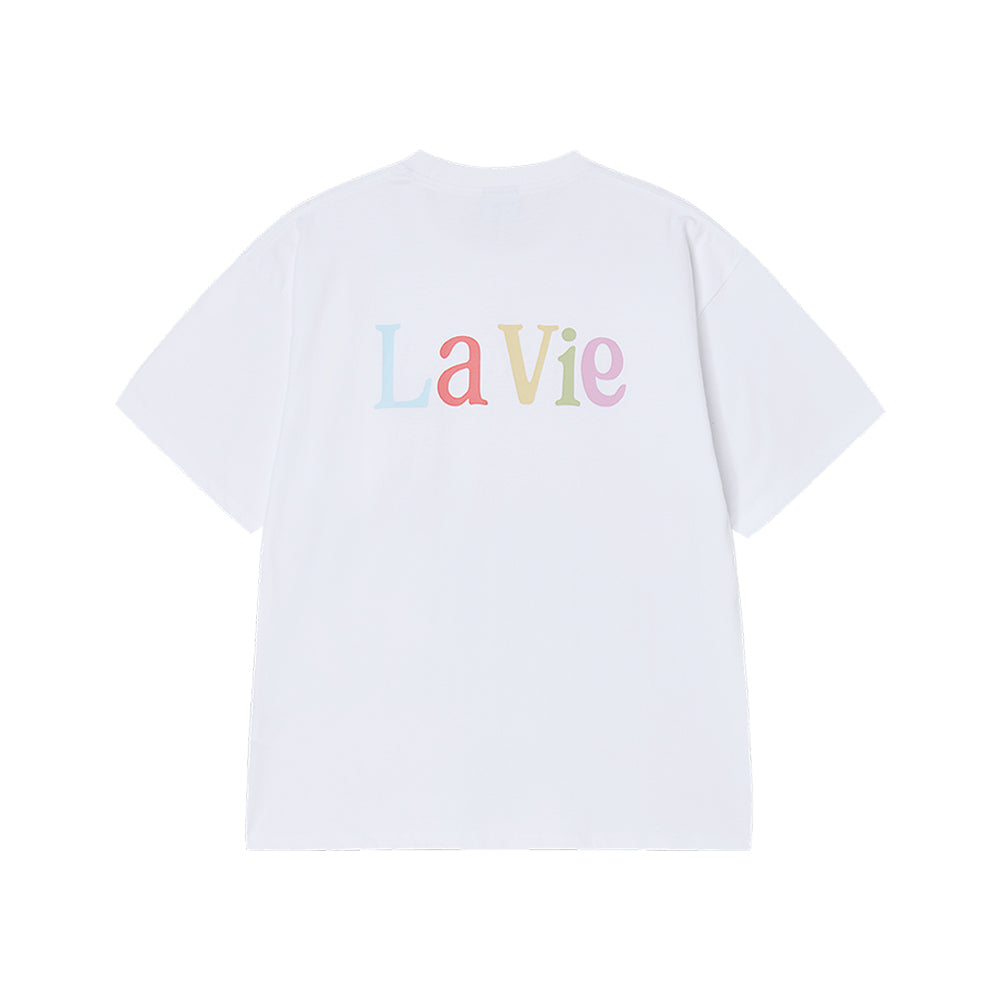 Yena x Adlv Color Logo Short Sleeve T-Shirt