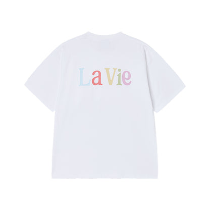 Yena x Adlv Color Logo Short Sleeve T-Shirt