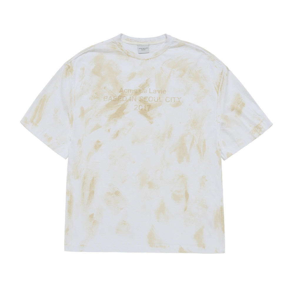 Yena x Adlv Dirty Washed Short Sleeve T-Shirt
