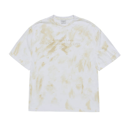 Yena x Adlv Dirty Washed Short Sleeve T-Shirt