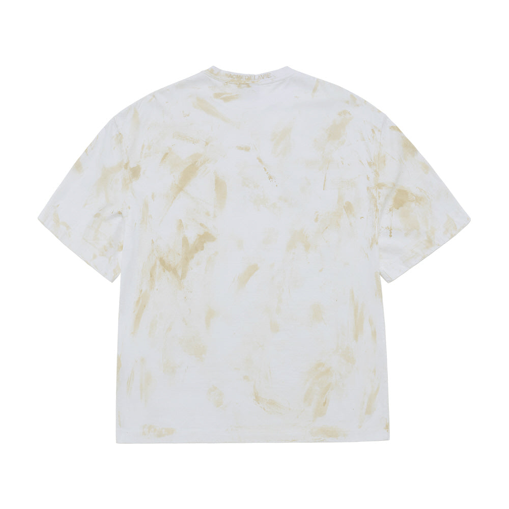 Yena x Adlv Dirty Washed Short Sleeve T-Shirt