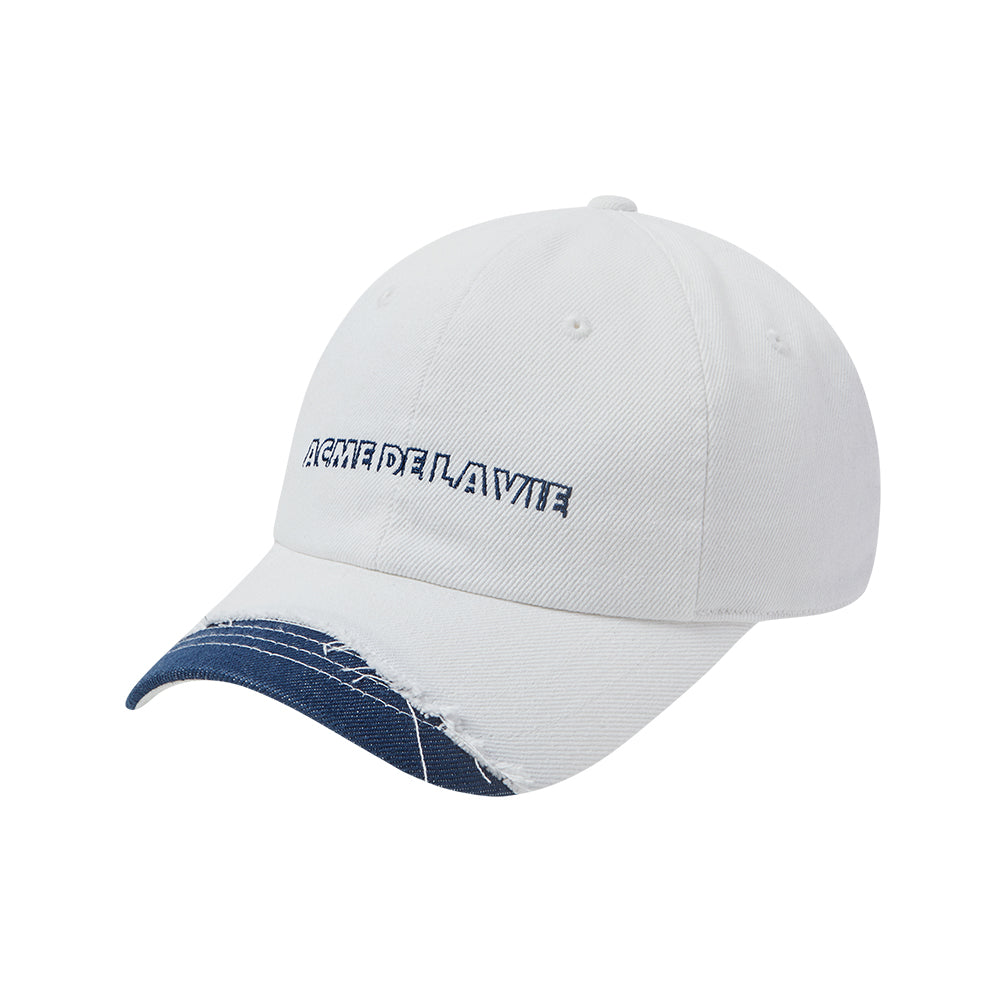 SEVENTEEN Hoshi X 25SS ADLV Damaged Washing Denim Point Ball Cap