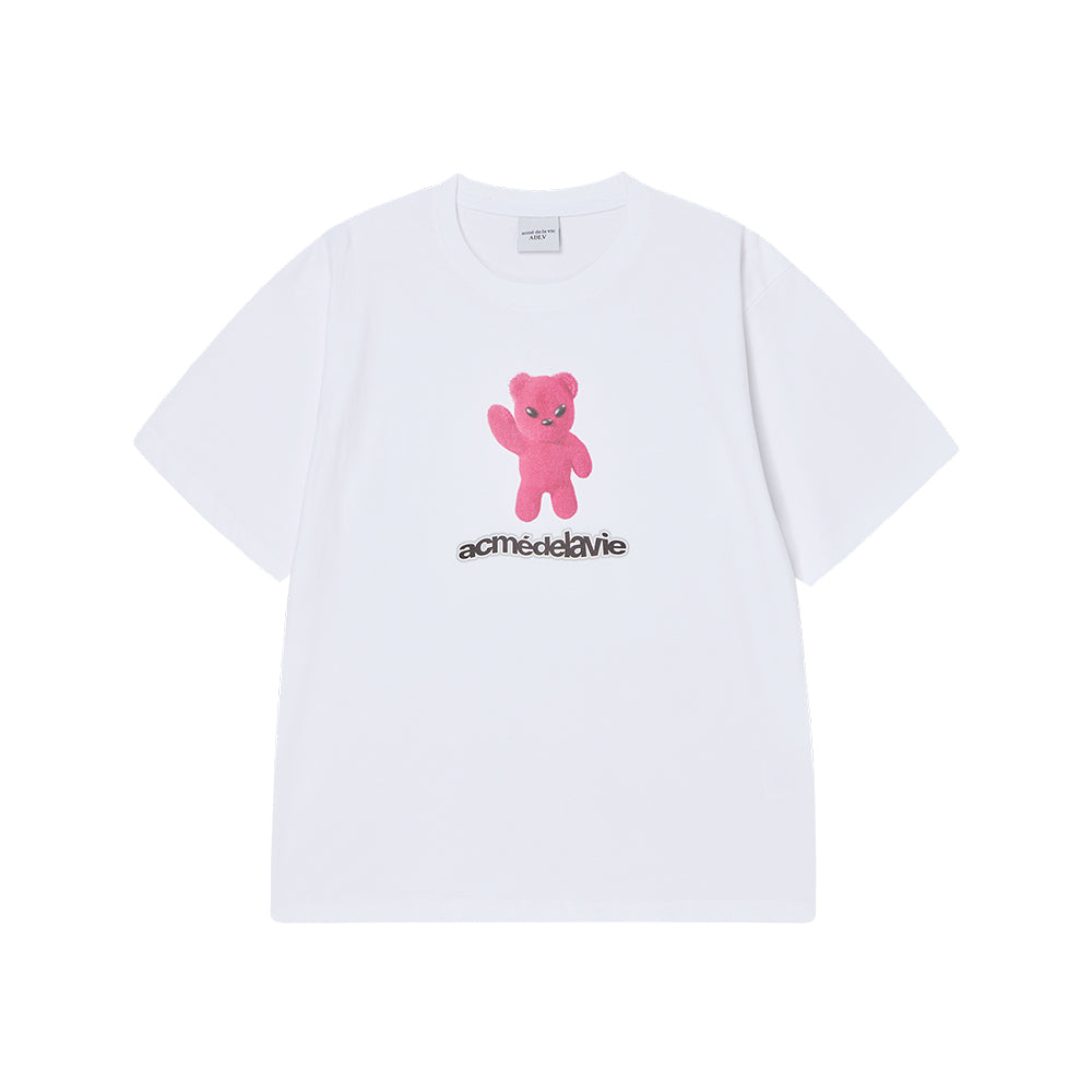 【 PROJECT】25SS★ City Seoul Bear T-Shirt WCC Neon Chinatown Half-Shirt