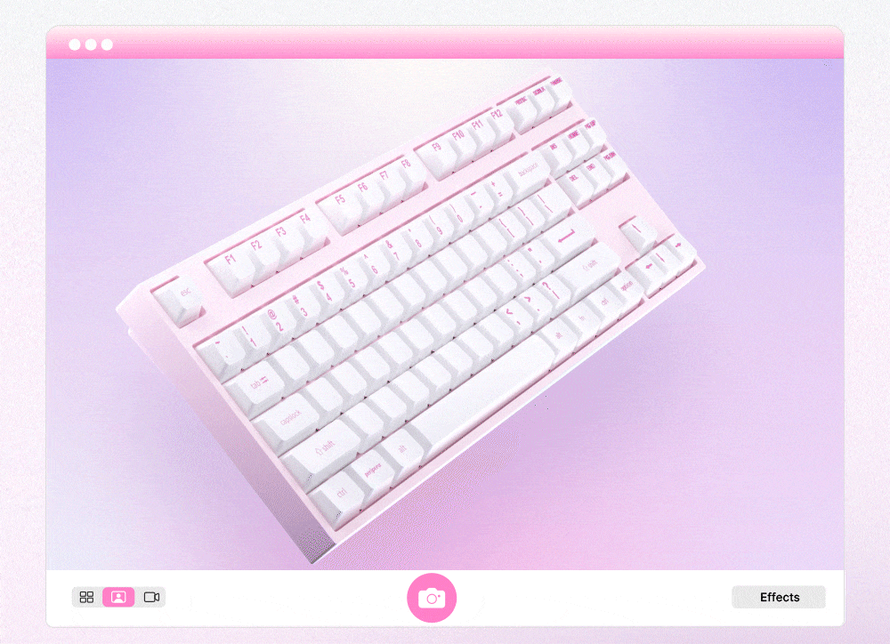 Peripera Tok Blush Keycaps