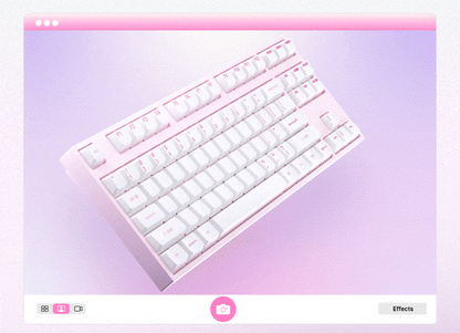Peripera Tok Blush Keycaps