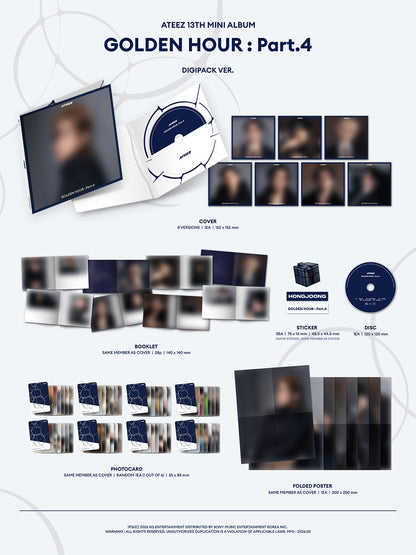 ATEEZ - 13th Mini Album -  GOLDEN HOUR : Part.4