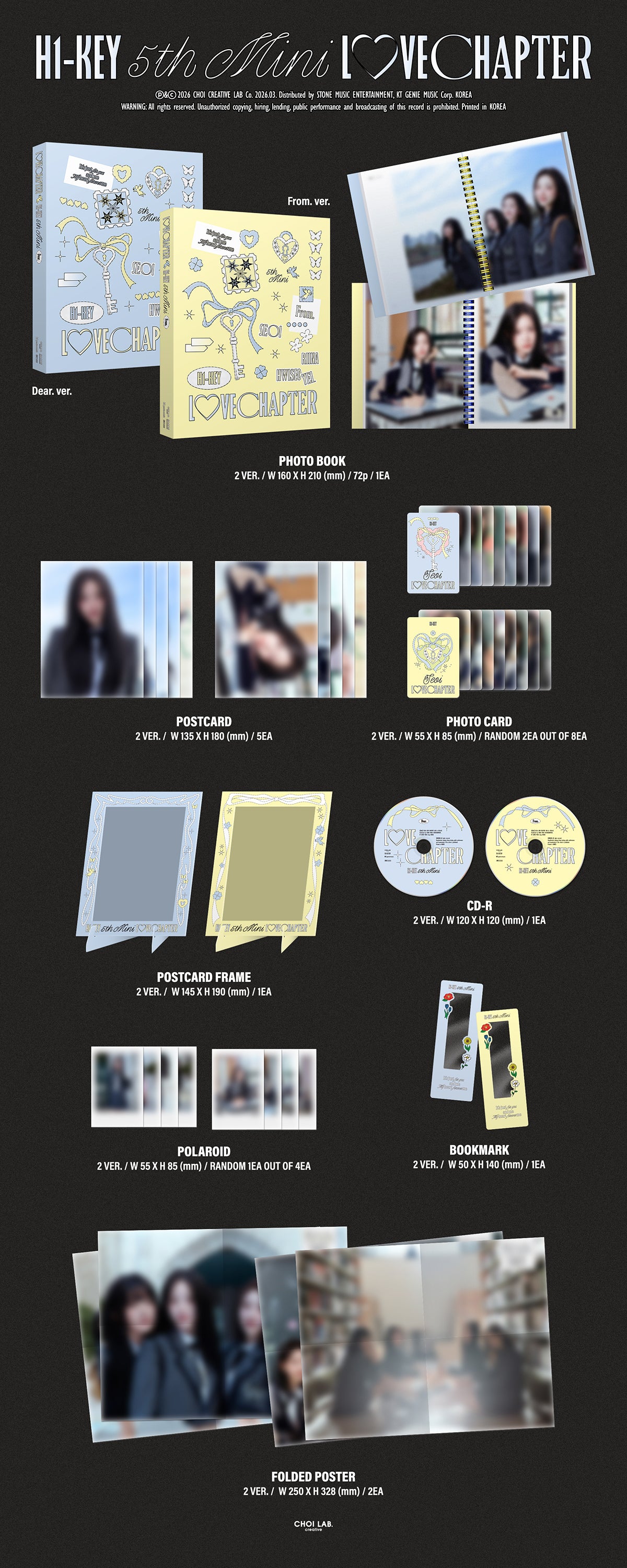 Hi-Key - 5th Mini Album LOVECHAPTER