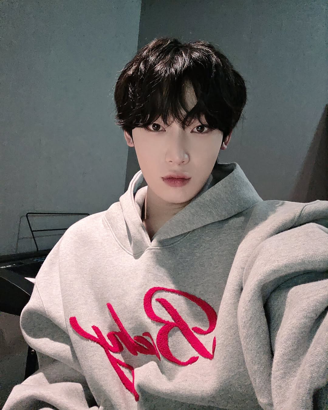 [Enhypen Sunoo Worn] Tom's Birthday Lettering Baby Boucle Hoodie