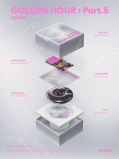 ATEEZ - GOLDEN HOUR : Part.5 / 14TH MINI ALBUM (CDP VER.)