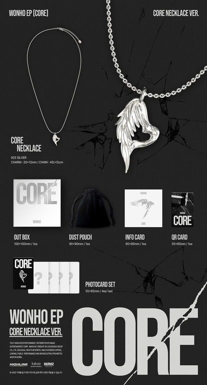MONSTA X WONHO - CORE / EP ALBUM (CORE NECKLACE ver.)