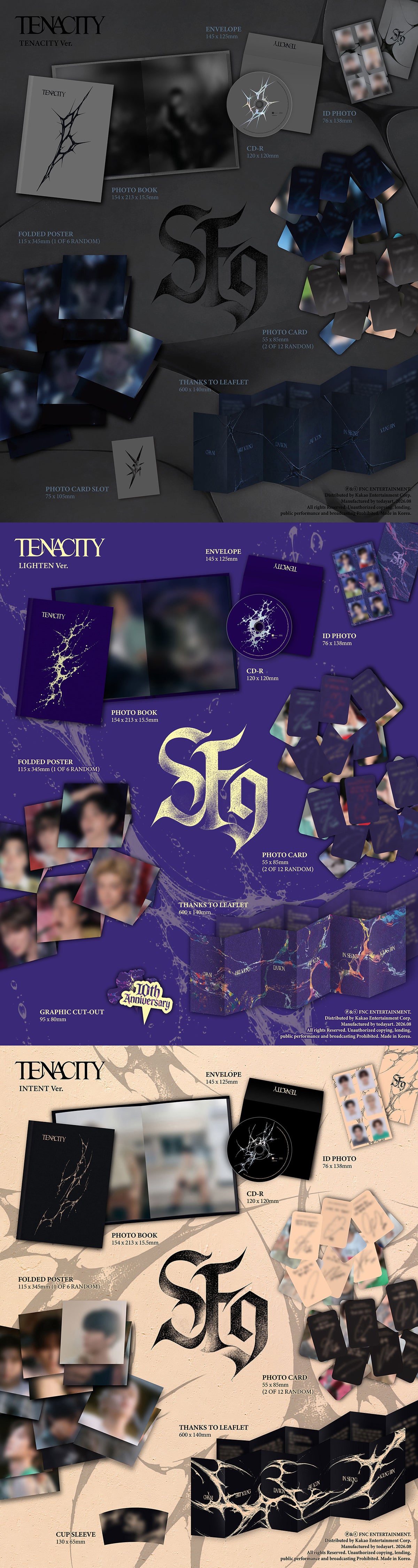 SF9 - TENACITY / 2nd Album