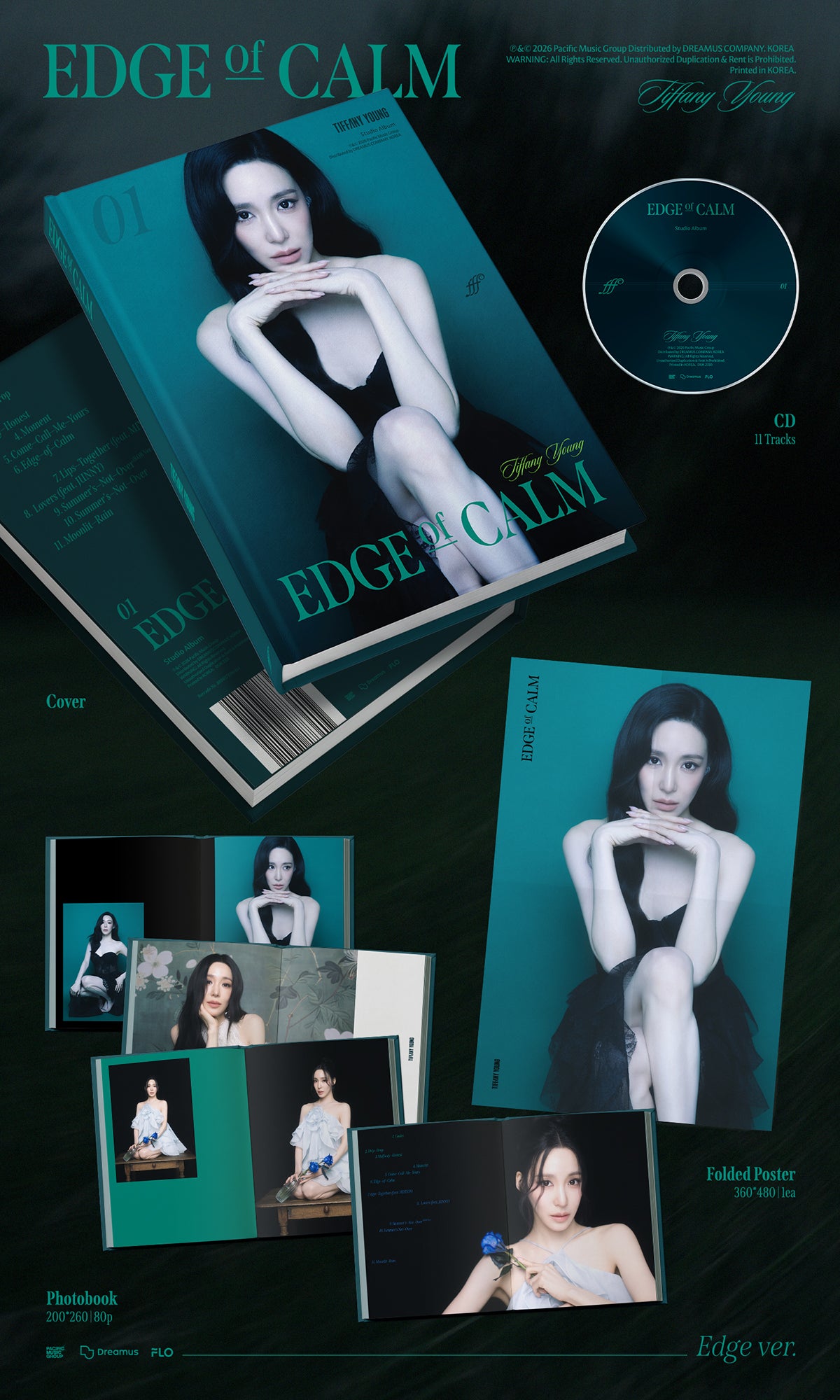 SNSD - Tiffany Young - Edge of Calm / THE 1ST ALBUM
