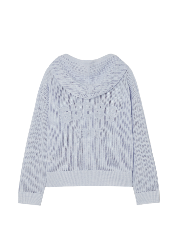 [Straykids Hyunjin Worn] 26 Summer Guess Unisex Crochet Sweater Zip-Up