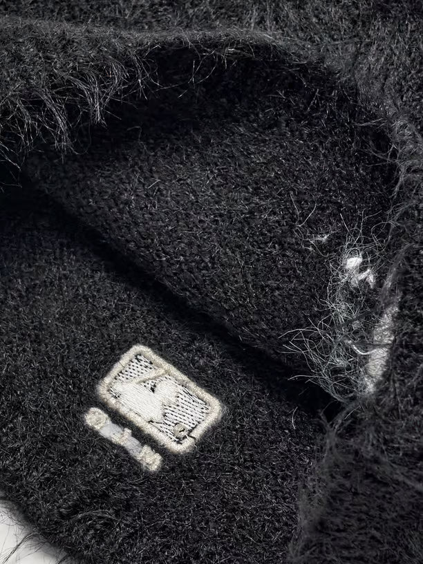 [TWS Dohoon Worn] MLB Hairy No-Rip Beanie New York Yankees