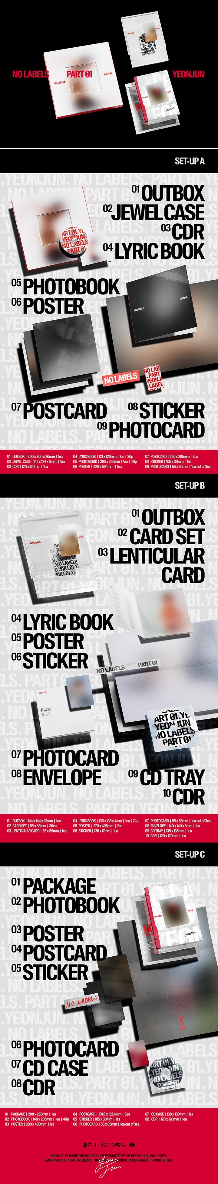 TOMORROW X TOGETHER 'NO LABELS: PART 01' Album